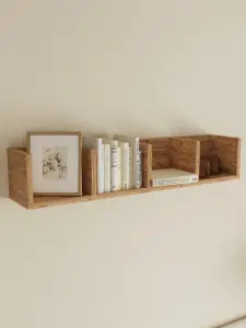 Étagère murale en bois de pin