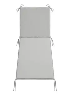 Coussin bain de soleil 190 x 60 cm gris