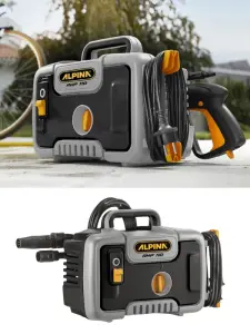 Nettoyeur électrique haute pression à froid portatif et compact 110 bar max 390 L/h 1400W