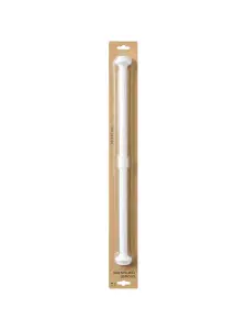 Barre de douche blanche extensible 75-135 cm