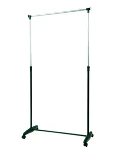 Portant à vêtement simple métal/plastique 85 x 60 x 160 cm