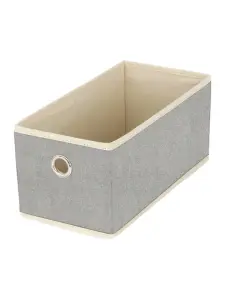 Boîte de rangement microaérée intissée 14x28x13cm
