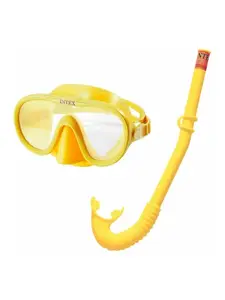 Masque et tube de natation en Polycarbonate 2 coloris assortis