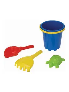 Jouets de plage en polypropylène 4 pieces 14,5 x 13 cm