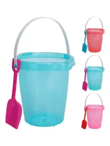 Seau de plage 3 coloris assortis