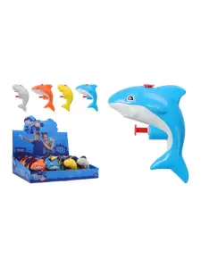 Pistolet à eau en polypropylène 12 cm 4 coloris assortis