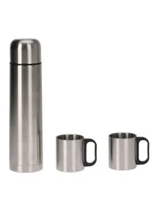 Bouteille isotherme 1 L+ 2 tasses en inox