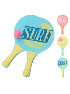 Raquettes de plage + balle 3 coloris assortis
