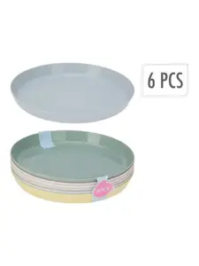 Lot 6 assiettes 18,5 cm en polypropylène Coloris assortis
