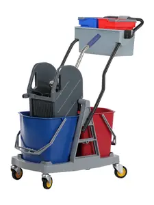 Chariot de ménage 34 L avec essoreuse