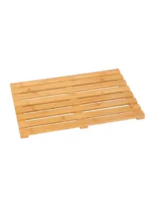 Caillebotis de douche en bambou 57 x 39 x 2,7 cm