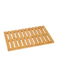 Caillebotis de douche en bambou 59 x 38 x 2,7 cm