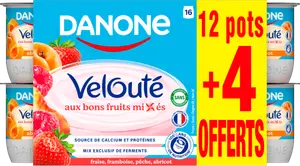 YAOURT VELOUTÉ FRUIX AUX FRUITS PANACHÉS