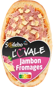 PIZZA L'OVALE JAMBON FROMAGES