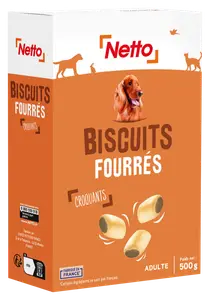 BISCUITS FOURRÉS POUR CHIEN ADULTE