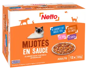 MIJOTÉS EN SAUCE POUR CHAT ADULTE