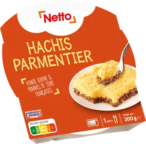 HACHIS PARMENTIER VIANDE BOVINE & POMMES DE TERRE