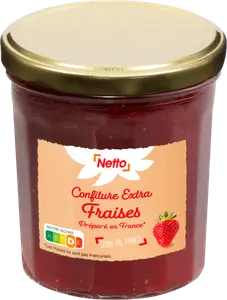 CONFITURE EXTRA FRAISES 50% DE FRUITS