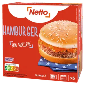 6 HAMBURGERS SURGELÉS