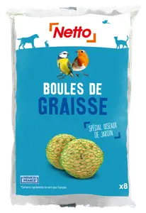 BOULES DE GRAISSE SPÉCIAL OISEAUX DE JARDIN
