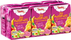 JUS MULTIFRUITS À BASE DE CONCENTRÉS