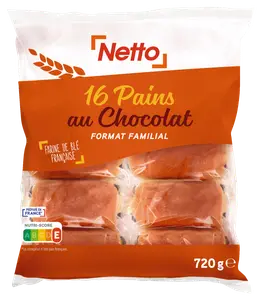 16 PAINS AU CHOCOLAT FORMAT FAMILIAL