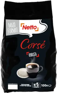 DOSETTES DE CAFÉ CORSÉ ROBUSTA