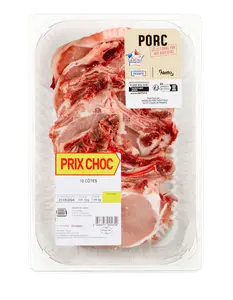 10 CÔTES DE PORC À GRILLER