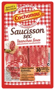 SAUCISSON SEC 32 TRANCHES FINES