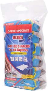 LINGETTES MULTI-USAGES X80 PARFUM CITRON