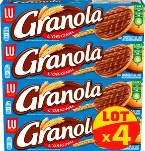 GRANOLA CHOCOLAT AU LAIT X4
