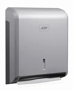 Distributeur d’essuie-mains gris métal ABS JVD
