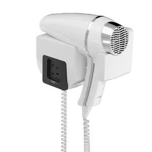 Seche cheveux JVD clipper II blanc prise rasoir mono