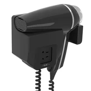 Seche cheveux JVD clipper II noir prise rasoir mono