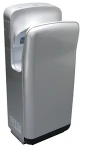 Seche mains electrique vertical Alphadry JVD air pulsé gris