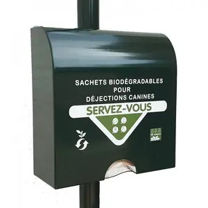 Distributeur de sacs canins papier en liasse