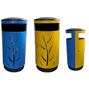 Corbeille acier Australie Wild tri séléctif 2 flux 2x40L