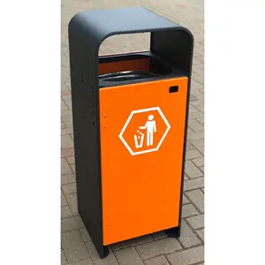 Corbeille renforcée Chicago tri sélectif 1 flux 70 L