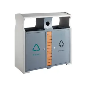 Poubelle extérieure tri sélectif et piles évolution 78L