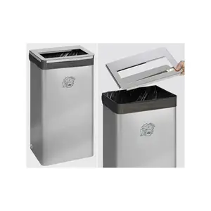 Poubelle inox murale ou à poser 40L L31xP22xH60 cm