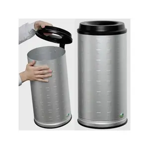 Poubelle murale en aluminium Anodisé 20L