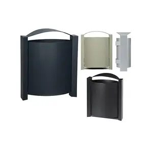 Corbeille Baïriki mural 40L