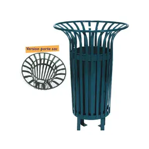 Corbeille Tulipe H78 cm porte sac