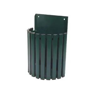 Corbeille Ancolie murale 30 L tube méplat