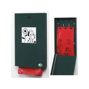 Distributeur hygiène canine acier N°2 vert mousse