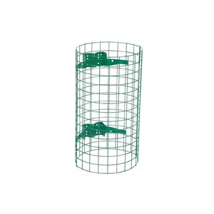 Entourage grille acier pour support sac Nice vert