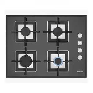 Plaque de cuisson PROFF Verre Gaz ENZOH6401 EGSB