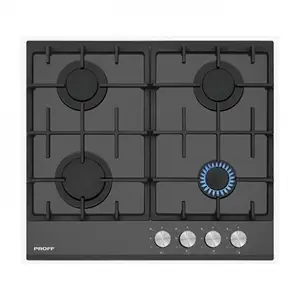 Plaque de cuisson PROFF Verre Gaz H6401 HGSSP
