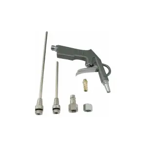 Soufflette pistolet avec embouts becs rallonges air comprimé compresseur nettoyage MF356