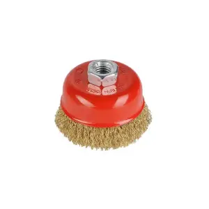 Brosse à Fils En Cuivre Pour Meuleuses D'angle Ø75mm - FORD Fpta-02-0021